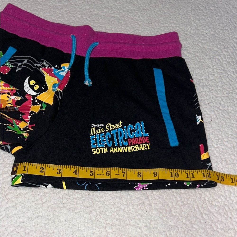Disney Black Shorts with Pink and Blue Highlights - Picture 11 of 12